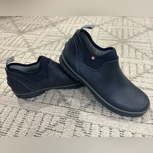 Bogs Men's Black Slip-On Rain Boots